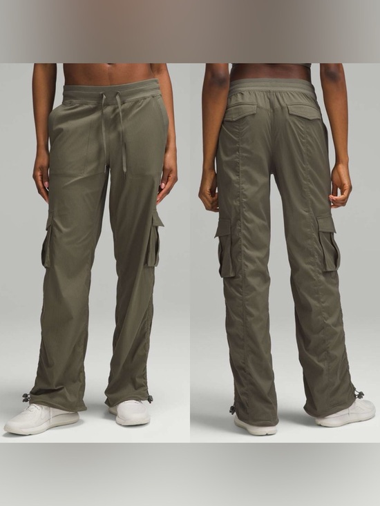 lululemon athletica Pants - Lululemon Dance Studio Relaxed-Fit Mid-Rise Cargo Pant Army Green